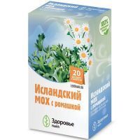 Исландский мох с ромашкой пак.-фильтр 1,5г №20 Здоровье/Россия