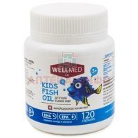 Рыбий жир Kids Fish Oil детский от 3-х лет капс. №120 Мелиген