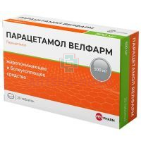 Парацетамол Велфарм таб. 500мг №20 уп.конт.яч. Уралбиофарм