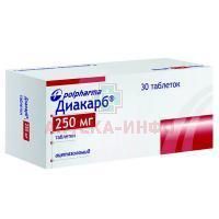 Диакарб таб. 250мг №30 Polpharma/Польша/Акрихин
