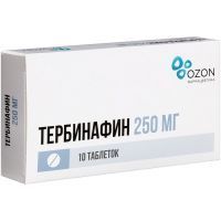 Тербинафин таб. 250мг №10 Озон/Россия