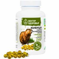 Живица кедровая на кедровом масле с бобровой струей 'Вектор Здоровья' капс. №150 Простые решения/Россия