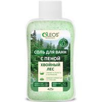 Соль для ванн ОЛЕОС Хвойный лес с пеной 425г Олеос