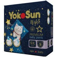 Подгузники-трусики YOKOSUN PREMIUM ночные разм. XL (12-20кг) №18 Xiamen Ailixing Import and Export/Китай