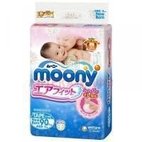 Подгузники MOONY NB (0-5кг) №90 Unicharm/Япония