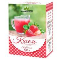 Кисель АЛТАЙФЛОРА "Сладкая ягодка" Клубничный 500г (кор.) Алтайская чайная компания/Россия