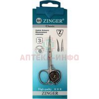 Ножницы ZINGER маникюрные (арт. 109012) закругленные заточенные Zinger Group/Германия