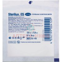 Салфетки STERILUX ES марлевые стер. 7,5см х 7,5см №3 Пауль Хартманн/Германия