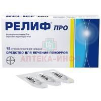 Релиф Про супп. рект. 1мг + 40мг №12 Instituto De Angeli/Италия