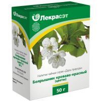 Чайный напиток ЛЕКРАСЭТ Боярышник кроваво-красный цветки пак. 50г Лекра-сэт/Россия