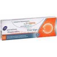 Тест на беременность PREMIUM DIAGNOSTIC Fist Sign  д/раннего пред. №1 Biomerica