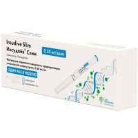 Инсудайв Слим шприц-ручка(р-р д/подкожн. введ.) 2,4мг/доза 3мл №1+иглы №4 ПСК Фарма/Россия
