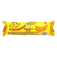 Аскорбиновая кислота с сахаром таб. №10 (банан) Аскопром/Россия