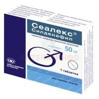 Сеалекс Силденафил таб. п/пл.об. 50мг №1 Oxford Laboratories/Индия