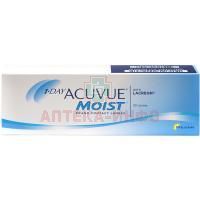 Линзы ACUVUE MOIST (1 день) pk 30 Dia 14.2 BC 8.5  контактные мягкие корриг. (-6,50) Johnson & Johnson Vision Care (Vistakon)