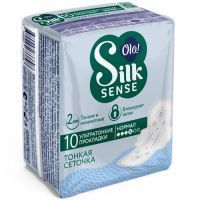 Прокладки гигиенические OLA Silk Sense Classic Wings Normal №10 (сеточка) Олтекс/Россия