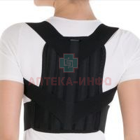 Корректор осанки Т-1778 (Т.54.01) ортопедический №6 (XL) (Реклинатор) черный Тривес/Россия