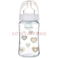 Бутылочка детская CANPOL BABIES EasyStart Newborn baby с широким горлышком 240мл (арт. 35/217 250989167) (с 3 мес.) голуб. Canpol Babies/Польша