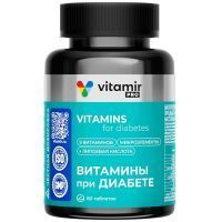 Витамины при диабете Витамир таб. п/об. 824мг №60 Квадрат-С/Россия