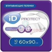 Пеленка ID Protect впитывающ. 60х90см №10 Онтэкс/Россия