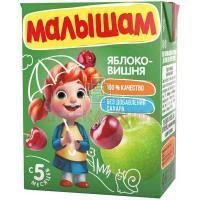 Нектар МАЛЫШАМ яблоко/вишня осветл. 200мл Прогресс