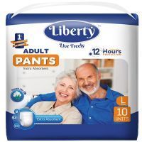 Подгузники-трусики для взрослых Liberty Premium разм. L №10 PAN Healthcare Private Limited