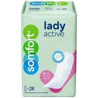 Прокладки урологические SOMFORT Lady Active Ultra Mini №28 AAB Co., Ltd/Китай