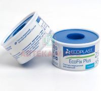 Лейкопластырь ECOPLAST "Ecofix Plus" мед. фикс. 2,5 х 5 (ткан. основа) ЛСЭЗ НордеПласт/Латвия