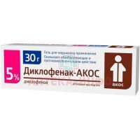 Диклофенак-АКОС туба(гель д/наружн. прим.) 5% 30г №1 Синтез