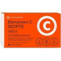 Витамин С форте 450мг капс. 666мг №60 Алтайвитамины/Россия