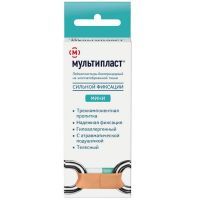 Лейкопластырь бактерицидный МУЛЬТИПЛАСТ пластырь сильн. фиксации набор №20 МИНИ (тел.) Валента Фарм/Россия