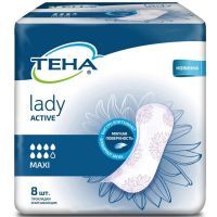 Прокладки урологические TENA Lady Active Maxi №8 Mega soft/Китай