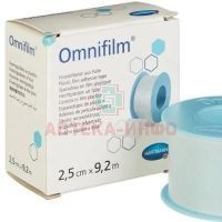Лейкопластырь OMNIFILM катуш. прозрачн. водоотталк. 2,5см х 9,2м Пауль Хартманн/Германия