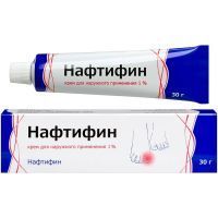 Нафтифин туба(крем д/наружн. прим.) 1% 30г Усолье-Сибирский ХФЗ/Россия