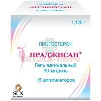 Праджисан гель вагин. 90мг/доза 1,125г (апплик.) №15 Sun Pharmaceutical Industries Ltd/Индия
