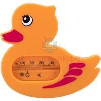 Термометр КУРНОСИКИ 19002 "Уточка" д/воды (оранж.) МИР ДЕТСТВА/Китай
