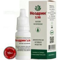 Ноздрин 3.90 фл.(капли назальн.) 10мл Исследовательский центр 17/Россия