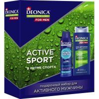 Подарочный набор DEONICA FOR MEN Power Fresh (гель д/душа 250мл + дезодорант спрей) Арнест/Россия