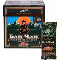 Чайный напиток БАЙ ЧАЙ с баданом и чагой (иммунный) стик 12г №10 Алтын/Россия