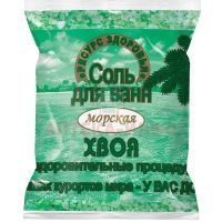 Соль для ванн РЕСУРС ЗДОРОВЬЯ хвоя пак. 1кг Ресурс-Ф