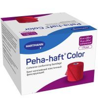 Бинт Пеха-Хафт (PEHA-HAFT) фикс. самокл. 20м х 6см (красный) Пауль Хартманн/Германия