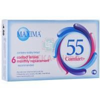 Линзы MAXIMA 55 Comfort Plus pk 6 Dia 14.2 BC 8.6 контактные мягкие корриг. (-3,25) Maxima Optics/США