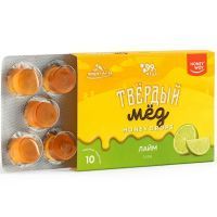 Карамель Твердый мед медовая Лайм 30г Хани Вэй/Россия