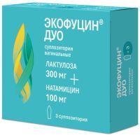 Экофуцин Дуо супп. вагин. 300мг+100мг №3 АВВА РУС/Россия