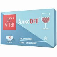 Будь здоров! Дэй Афтер Алкоофф/Алкокиллер капс. 500мг №10 Мирролла/Россия