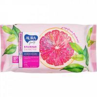 Салфетки AURA Family влажн. освежающие д/всей семьи №63 Коттон клаб