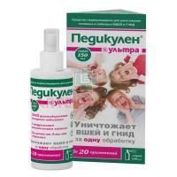 Шампунь ПЕДИКУЛЕН УЛЬТРА от вшей и гнид 200мл Дина+