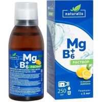 Магний+B6 Натуралис раствор д/взрослых и детей 250мл Фармгрупп/Россия