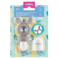 Изделие LUBBY д/прикорма + прорезыватель 2в1 силикон. сетка 6мес. (арт. 31534) Yiwu Kikis Baby Products Co./Китай