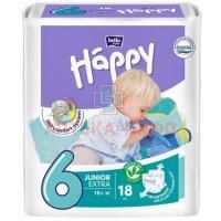 Подгузники BELLA HAPPY junior экстра (свыше 16кг) №18 Белла